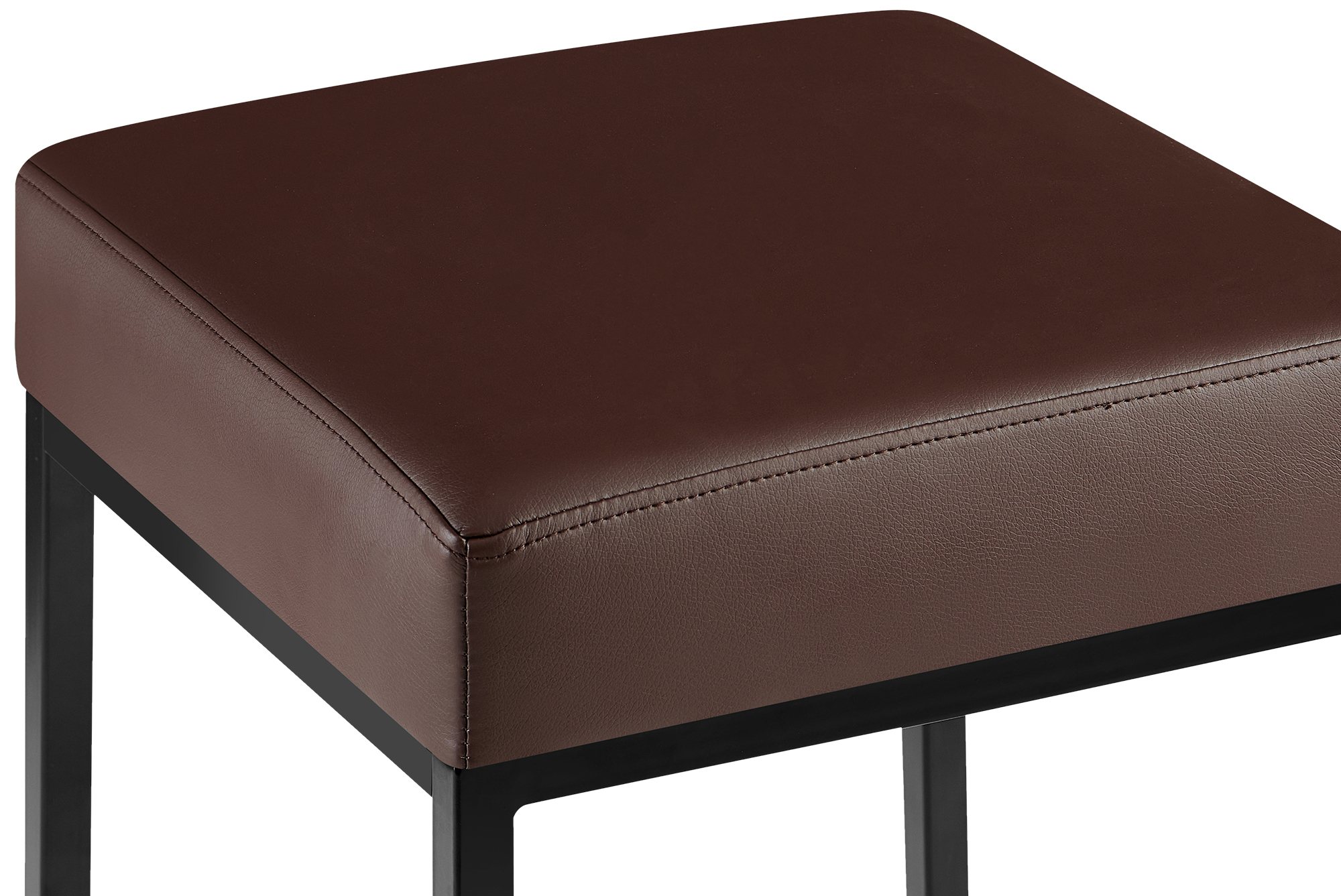 2er Set Barhocker Montreal 85 Kunstleder schwarz