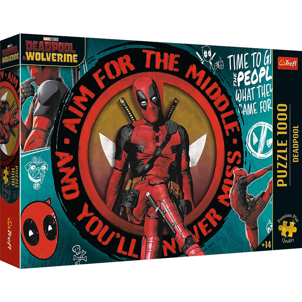 Trefl Puzzles Marvel Deadpool - Puzzle Premium Plus 1000 Teile
