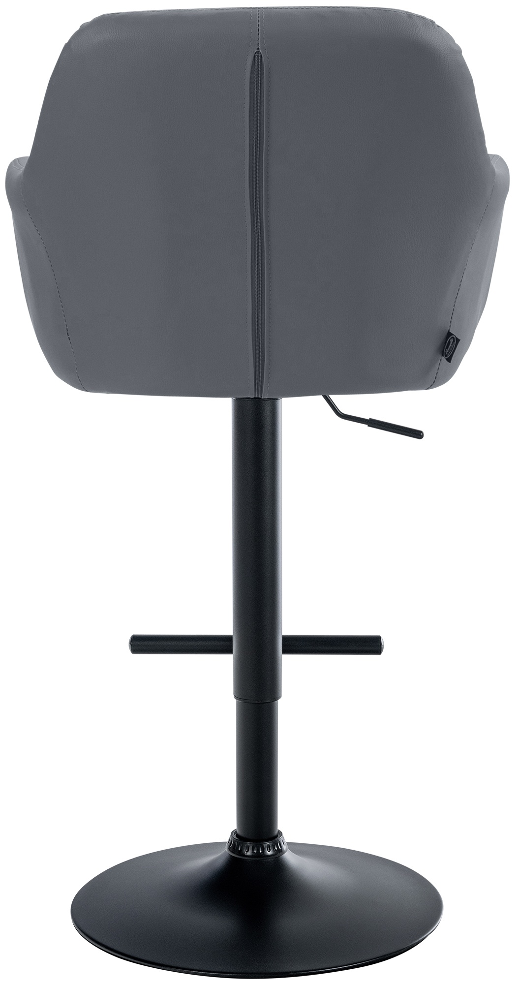 Barhocker Natoma Kunstleder schwarz