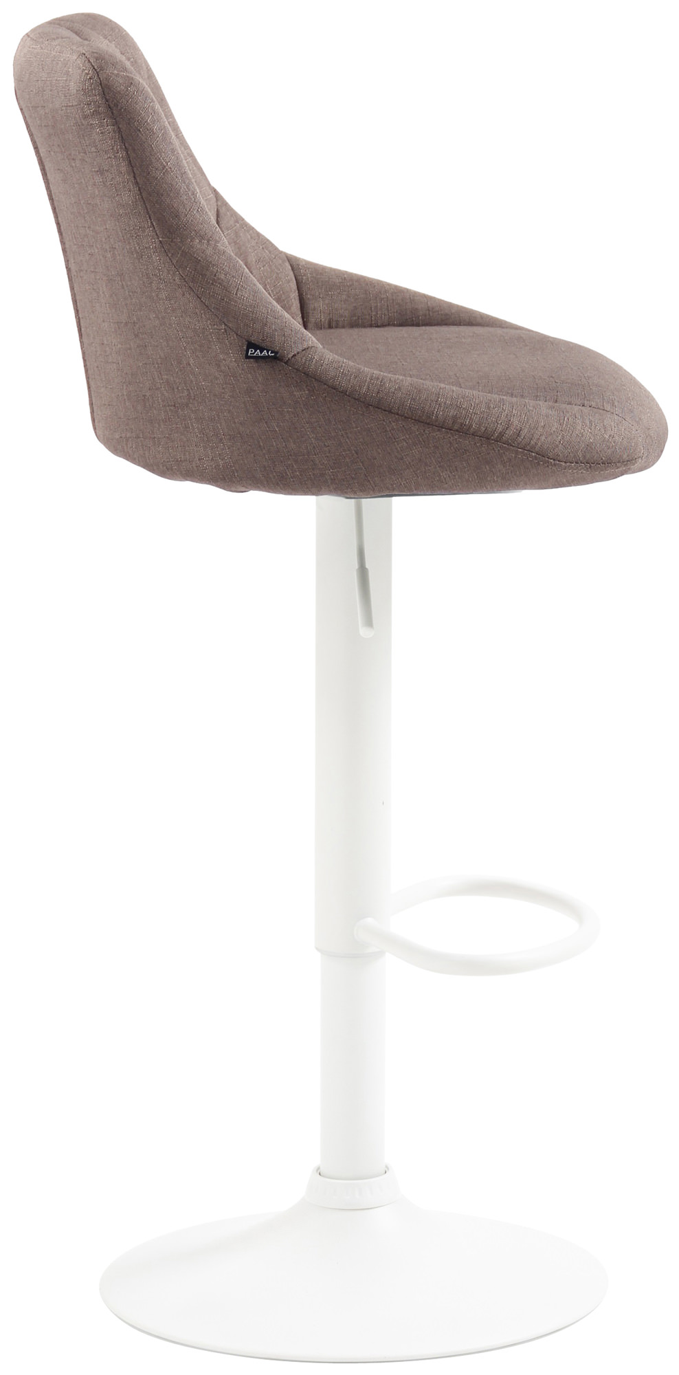 Barhocker Lazio Stoff weiß