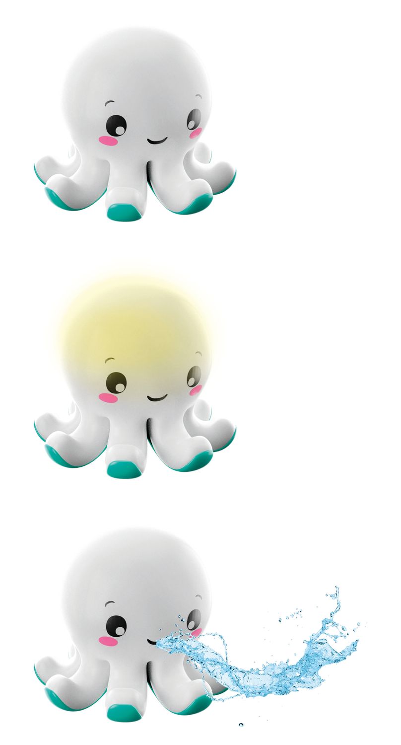 Clementoni Baby & Kleinkind Baby Clementoni 59233 - Baby-Octopus, Badespielzeug