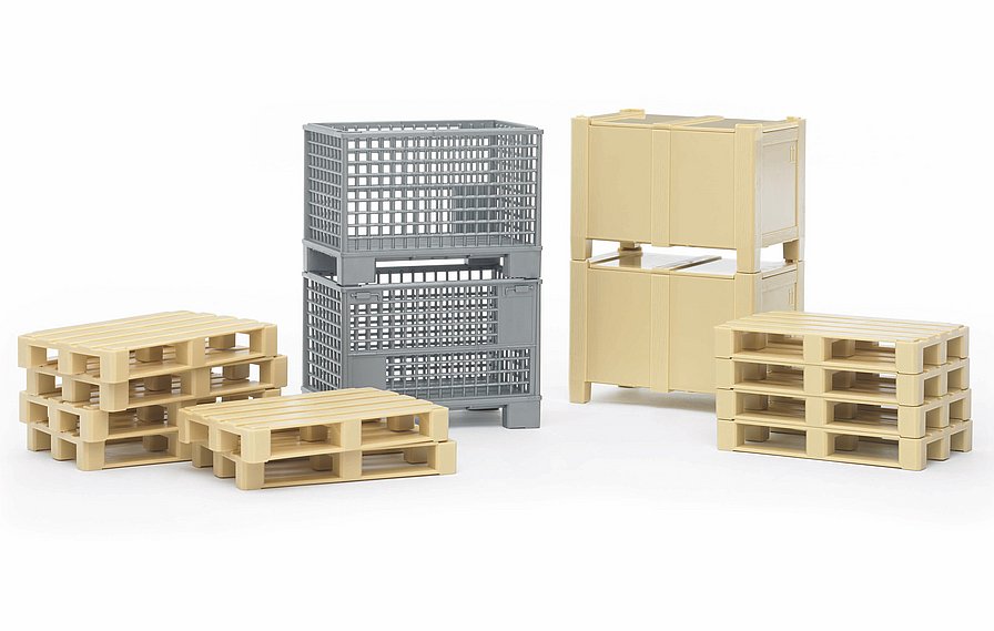 BRUDER Modelle & Fahrzeuge Bruder 02415 - Zubehör: Logistik-Set