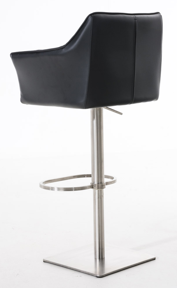 2er Set Barhocker Damaso Kunstleder edelstahl