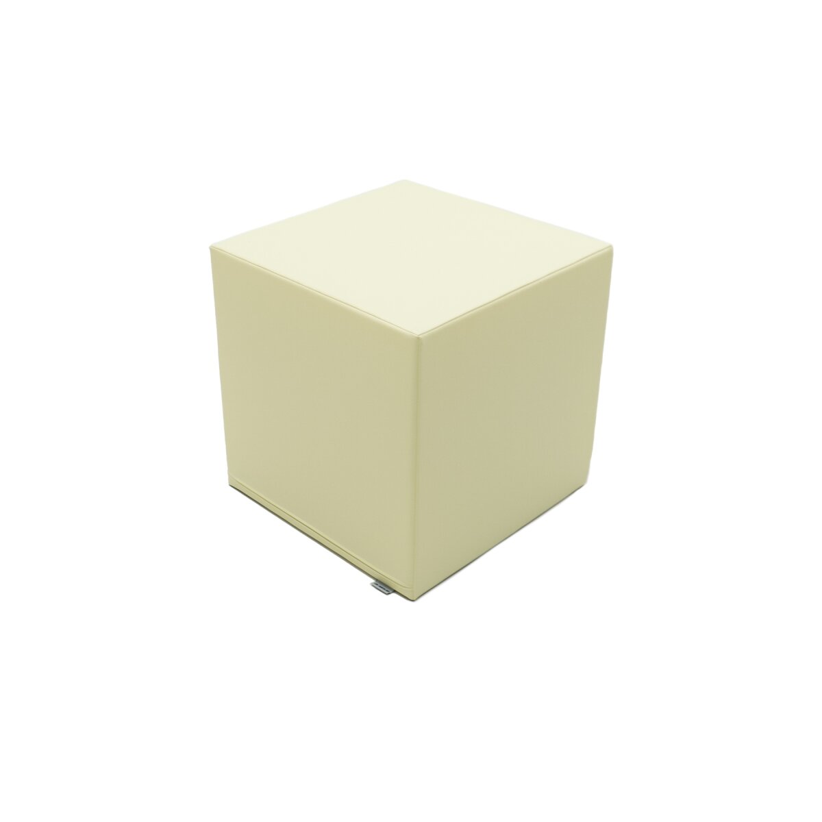 IGLU Mega Cube Block - Ivory – gepolsterter Schaumstoff-Würfel 50×50×50 cm, für Kinder von 1–10 Jahre