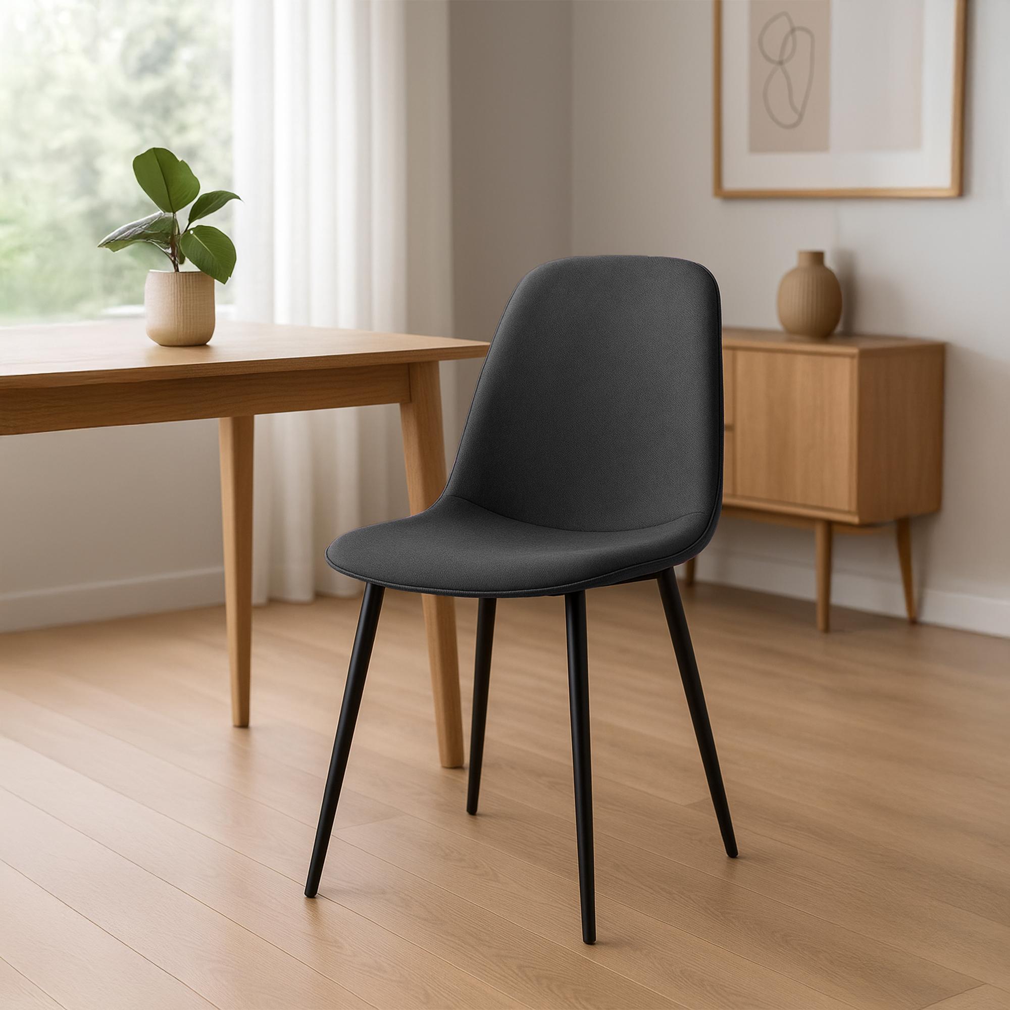 2er Set Esszimmerstuhl Maryam Stoff