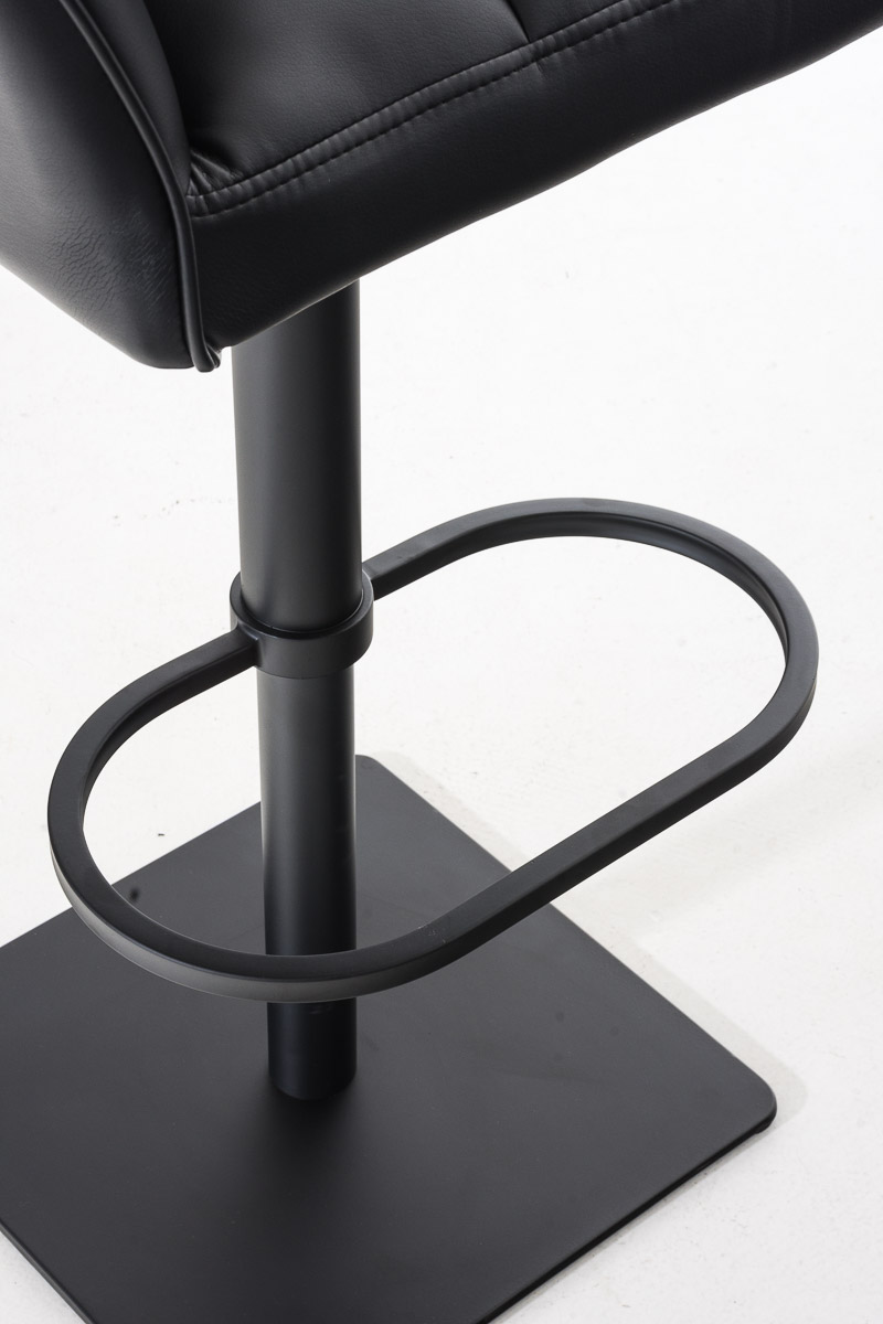 2er Set Barhocker Damaso Kunstleder schwarz