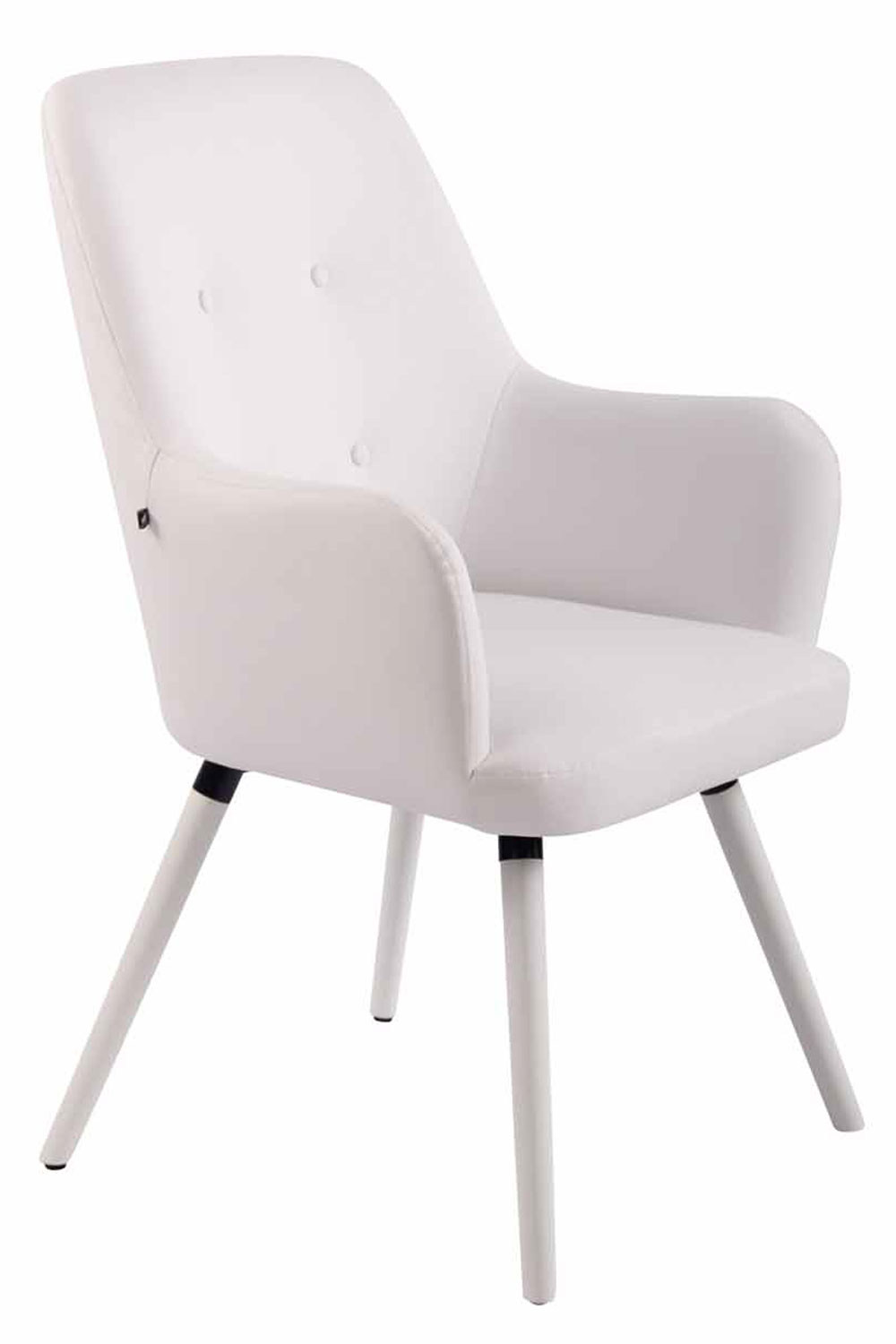 Lounger Aarhus Kunstleder weiß