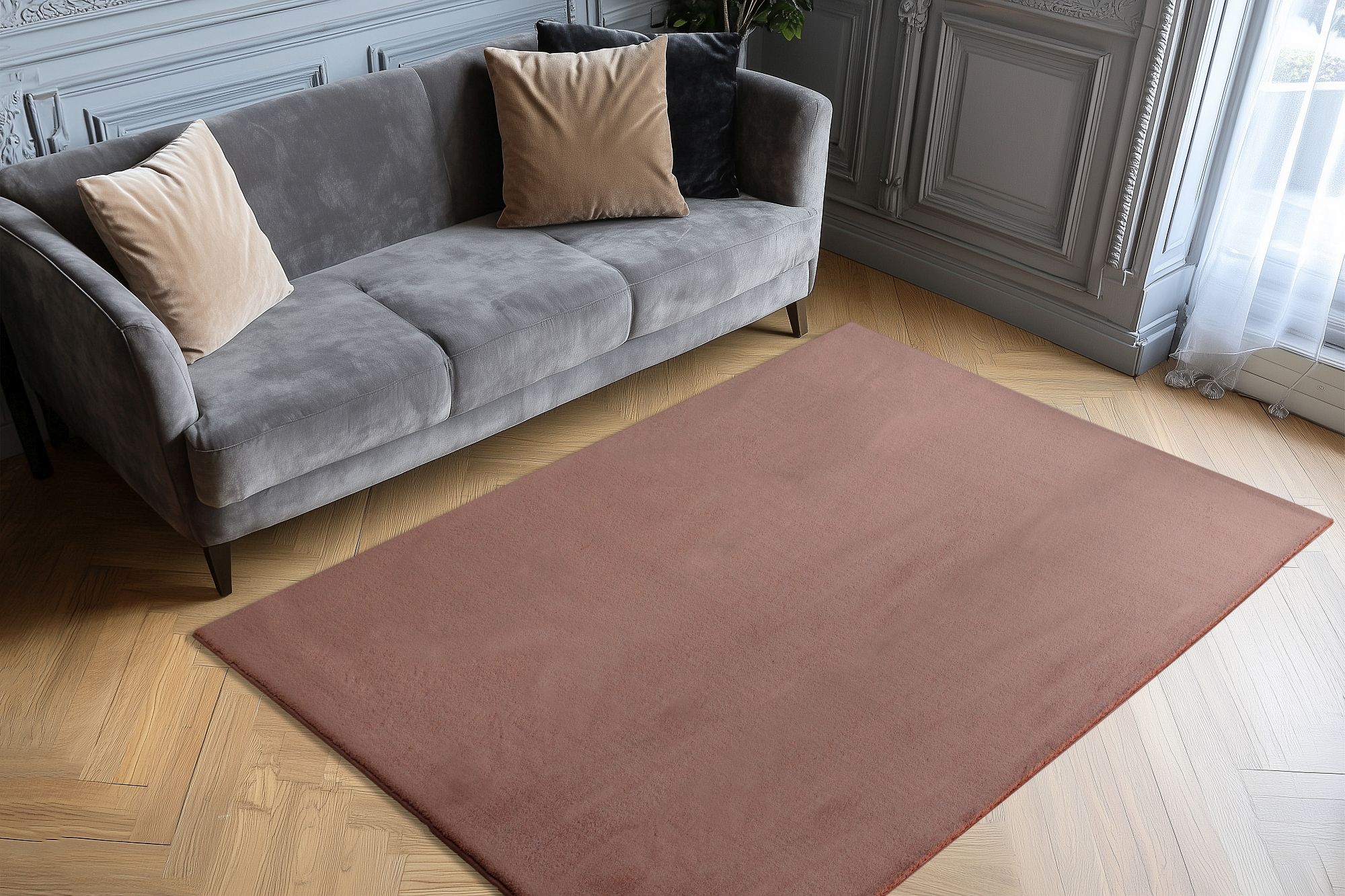 Teppich Boundless 225 Puderrosa 120cm x 170cm