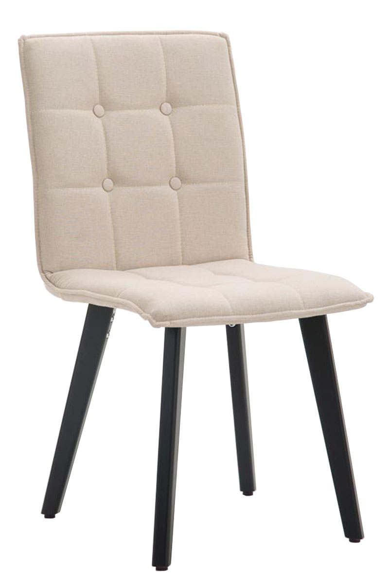 Stuhl Miller Stoff Schwarz