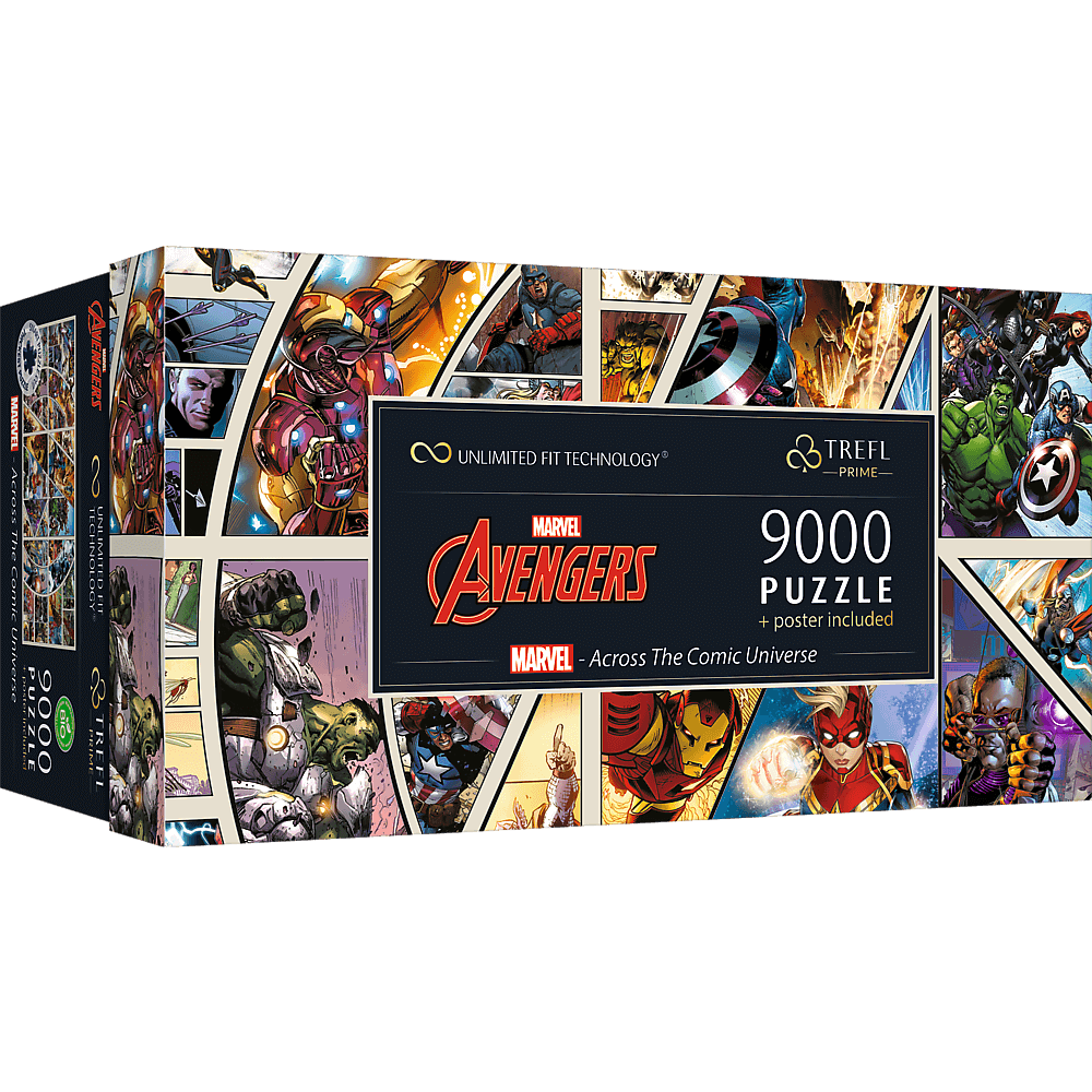Trefl Puzzles Marvel - Across The Comic Universe - UFT Puzzle 9000 Teile