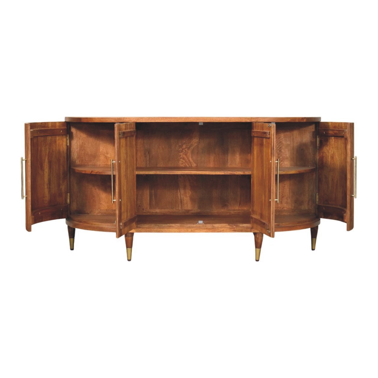 Ravello – Geschwungenes 4-türiges Sideboard