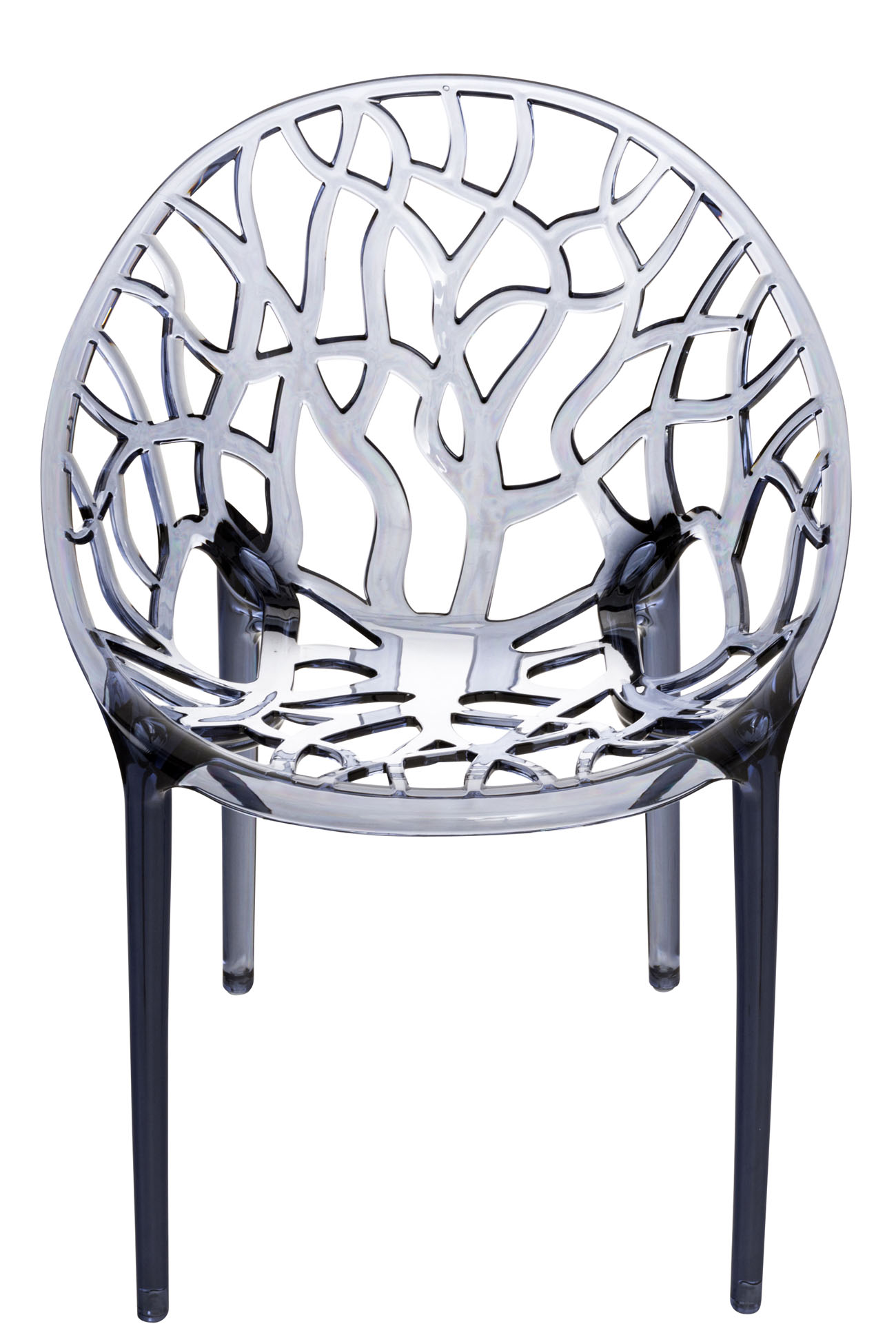 2er SET Stapelstuhl CRYSTAL