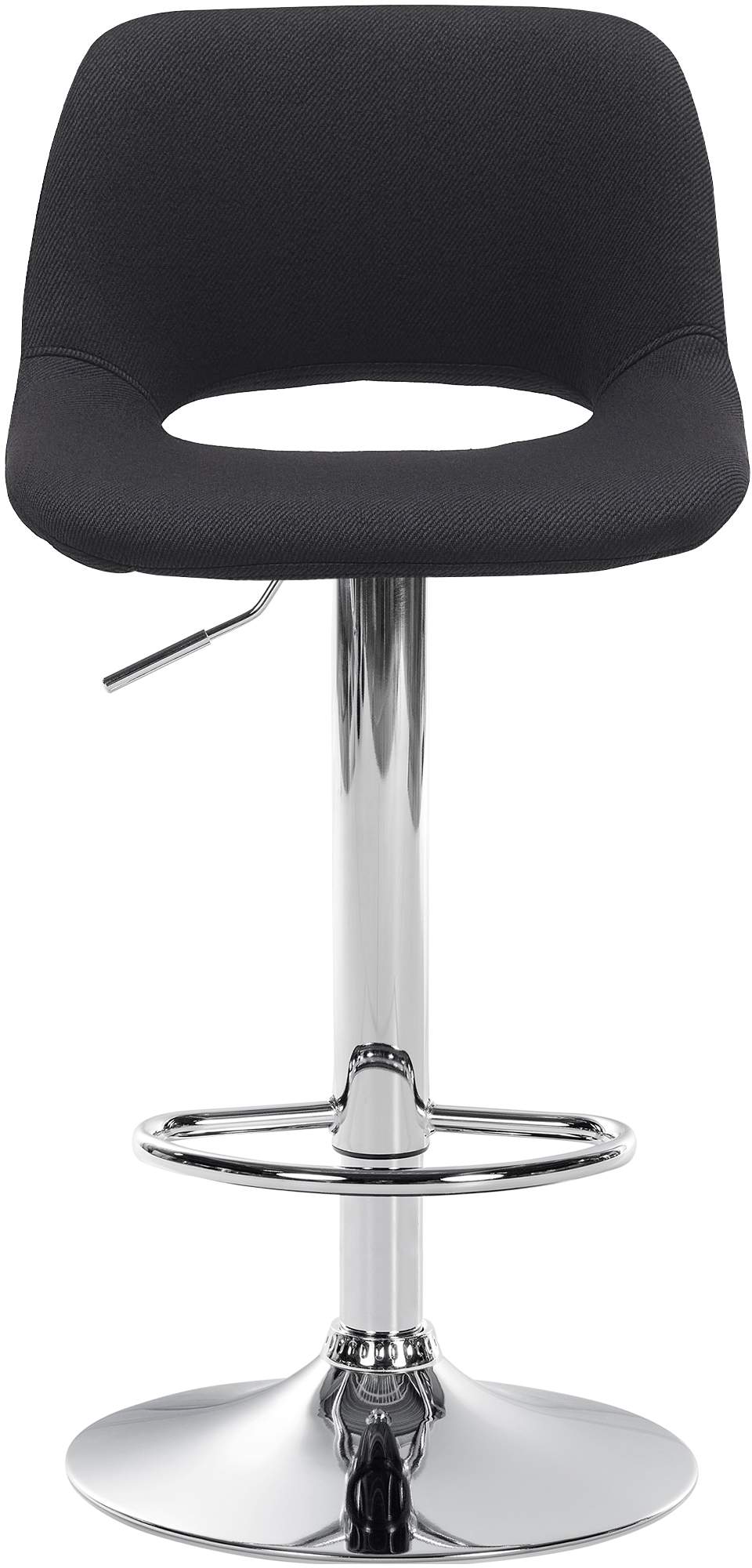 Barhocker Camden Stoff chrom