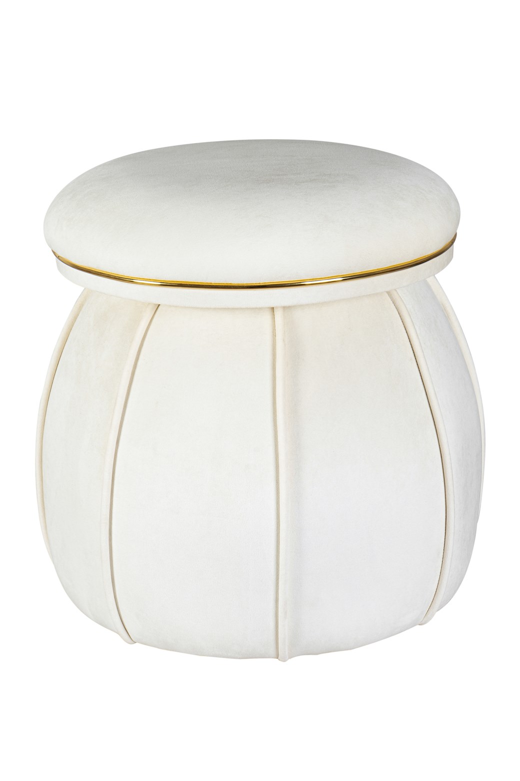 Hocker Hocker Corin 125 Elfenbein / Gold