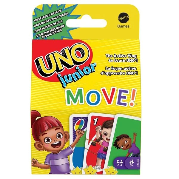 Mattel Kartenspiele Mattel HNN03 - UNO Junior Move! - Kartenspiel
