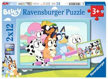 Ravensburger Puzzles Spaß mit Bluey - Puzzle - 2 x 12 Teile