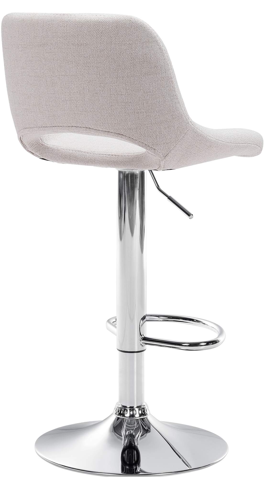 Barhocker Camden Stoff chrom