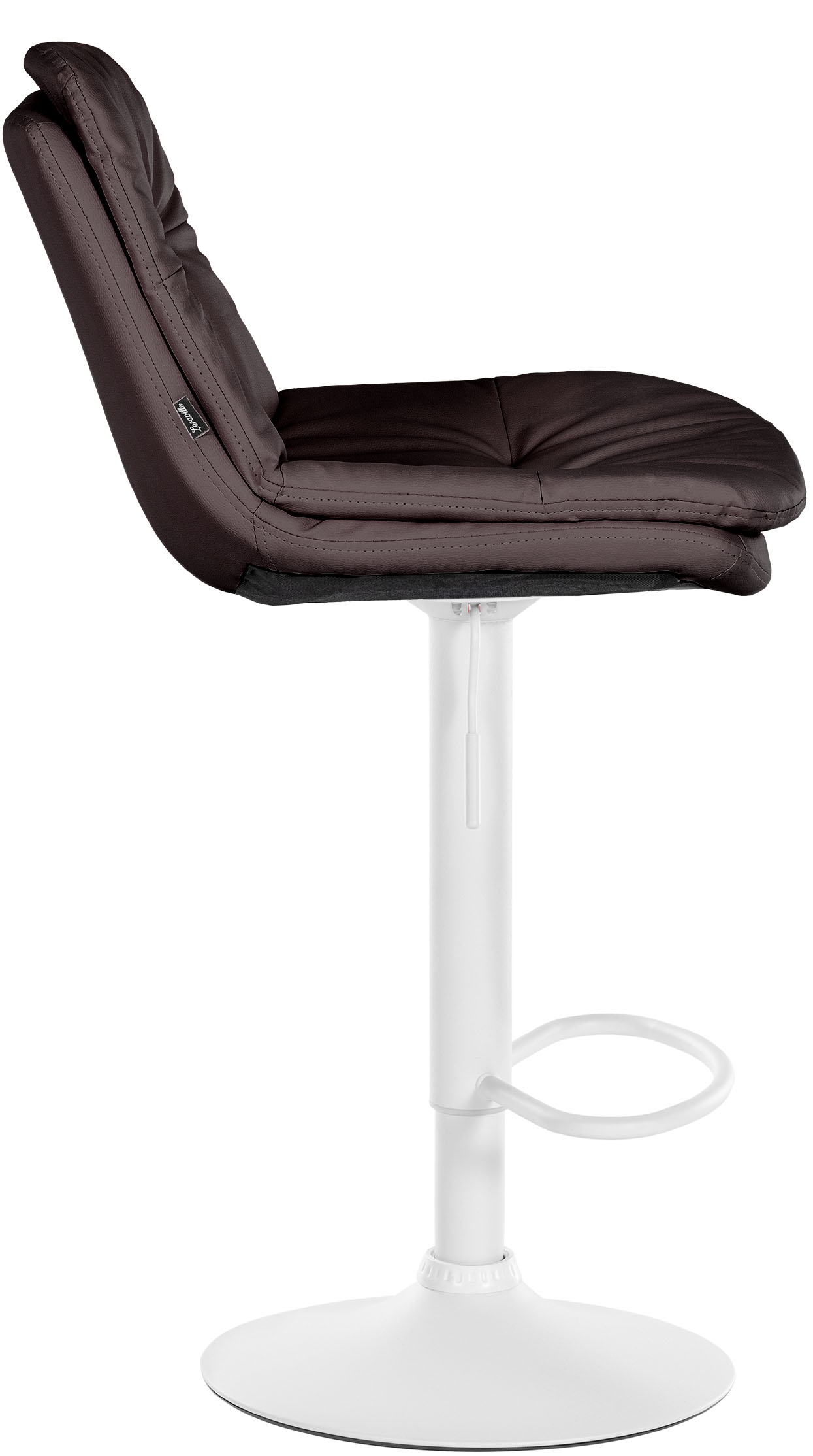 Barhocker Laurel Kunstleder weiß
