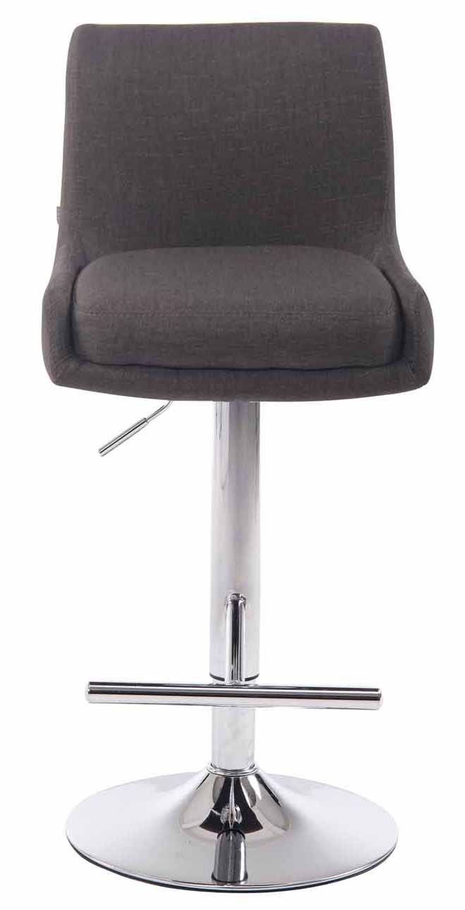 2er Set Barhocker Club Stoff chrom