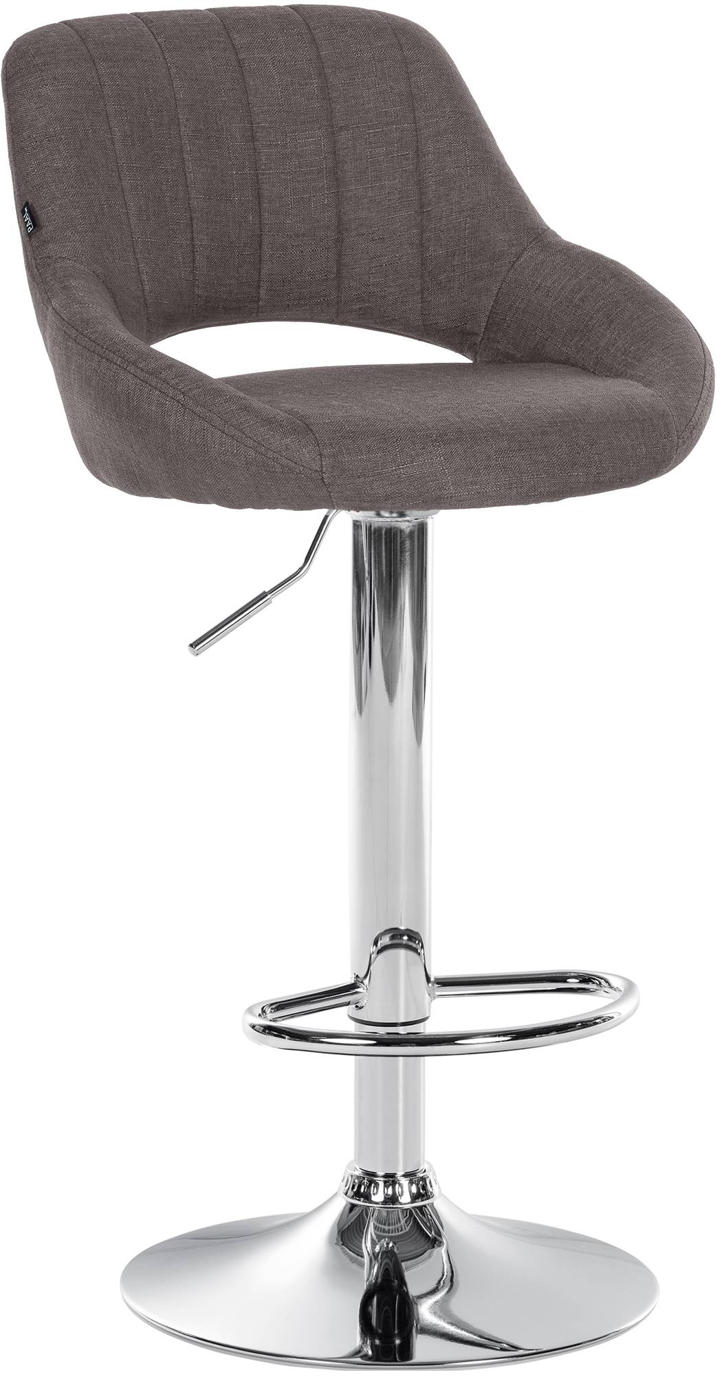 Barhocker Milet Stoff chrom