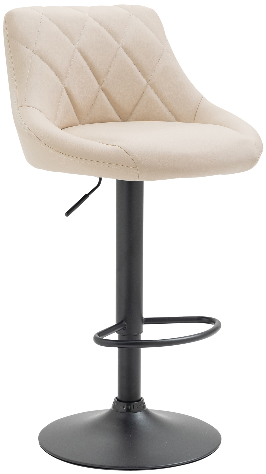 Barhocker Lazio Kunstleder schwarz