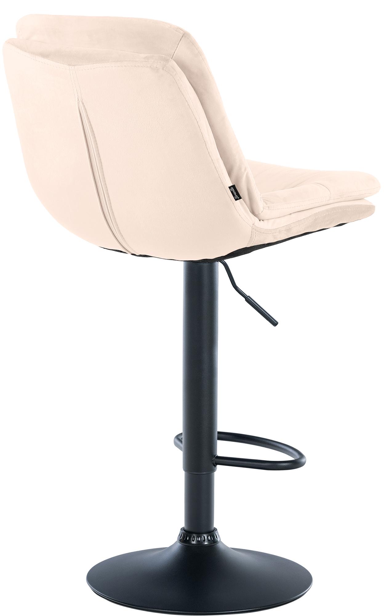Barhocker Laurel Samt schwarz