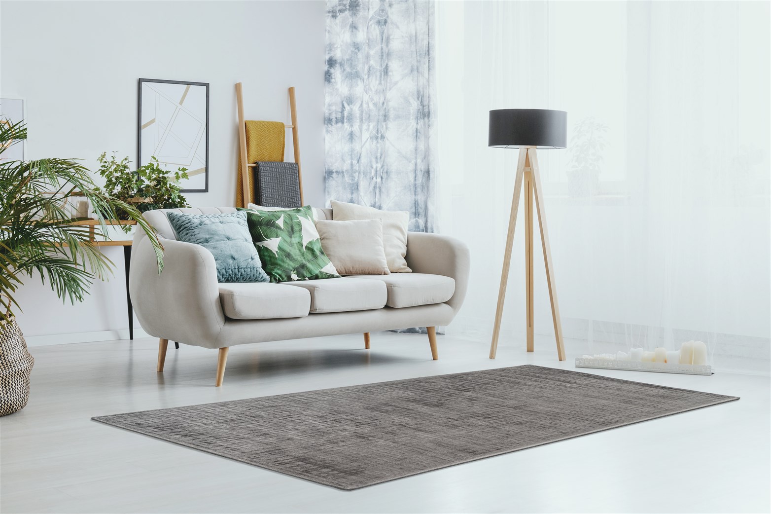 Teppich Karma 125 Anthrazit 80cm x 150cm
