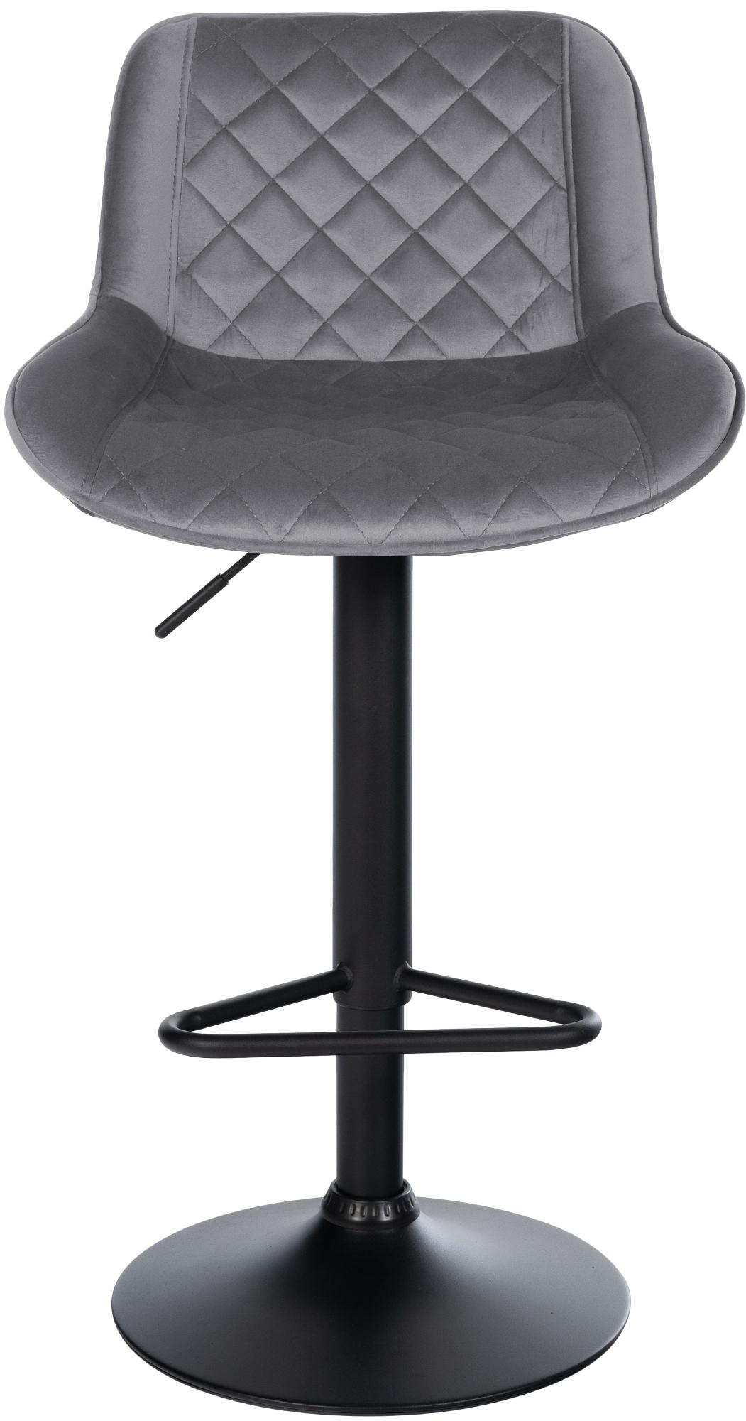 2er Set Barhocker Kasson Samt