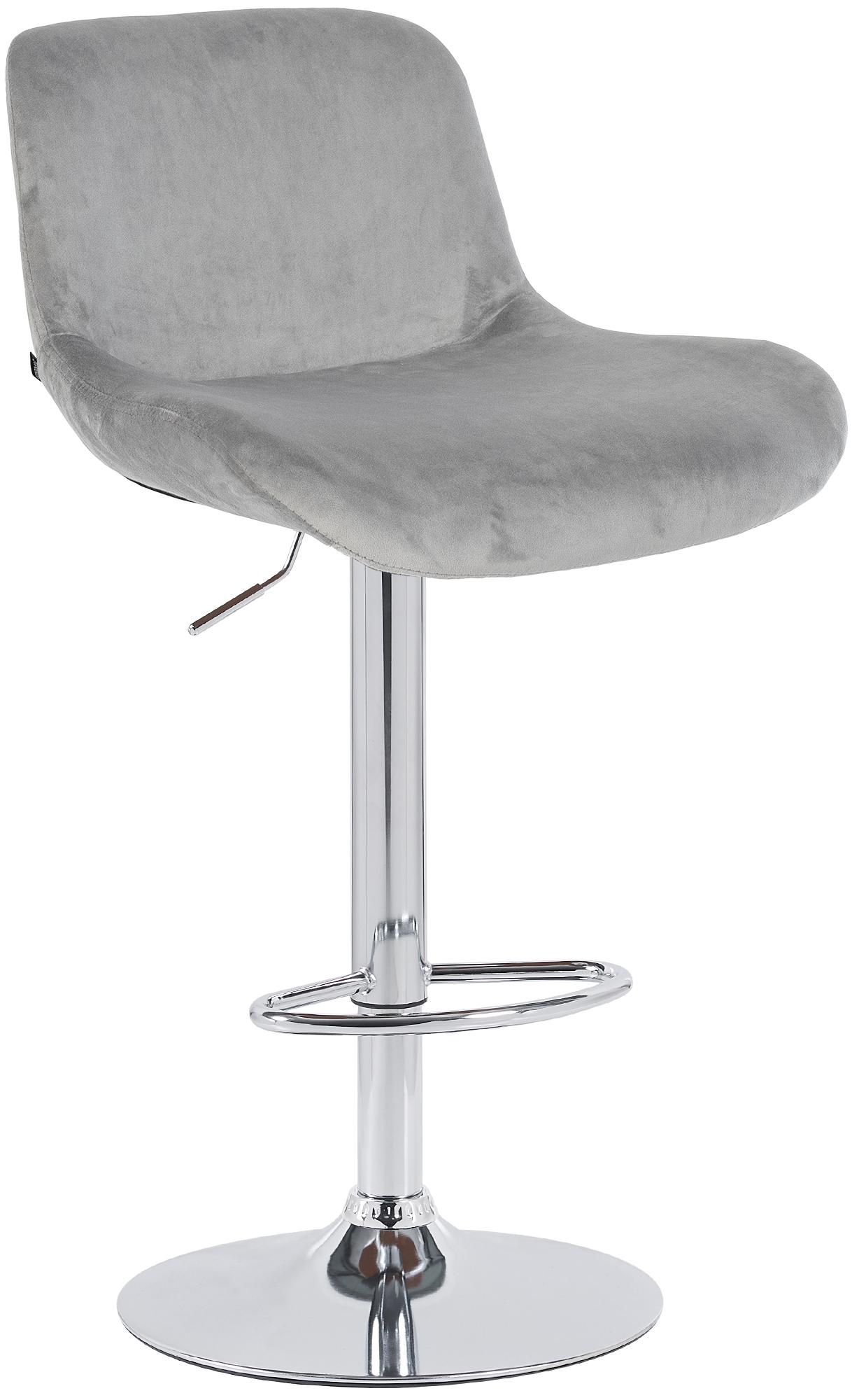 Barhocker Solon Chrom Samt