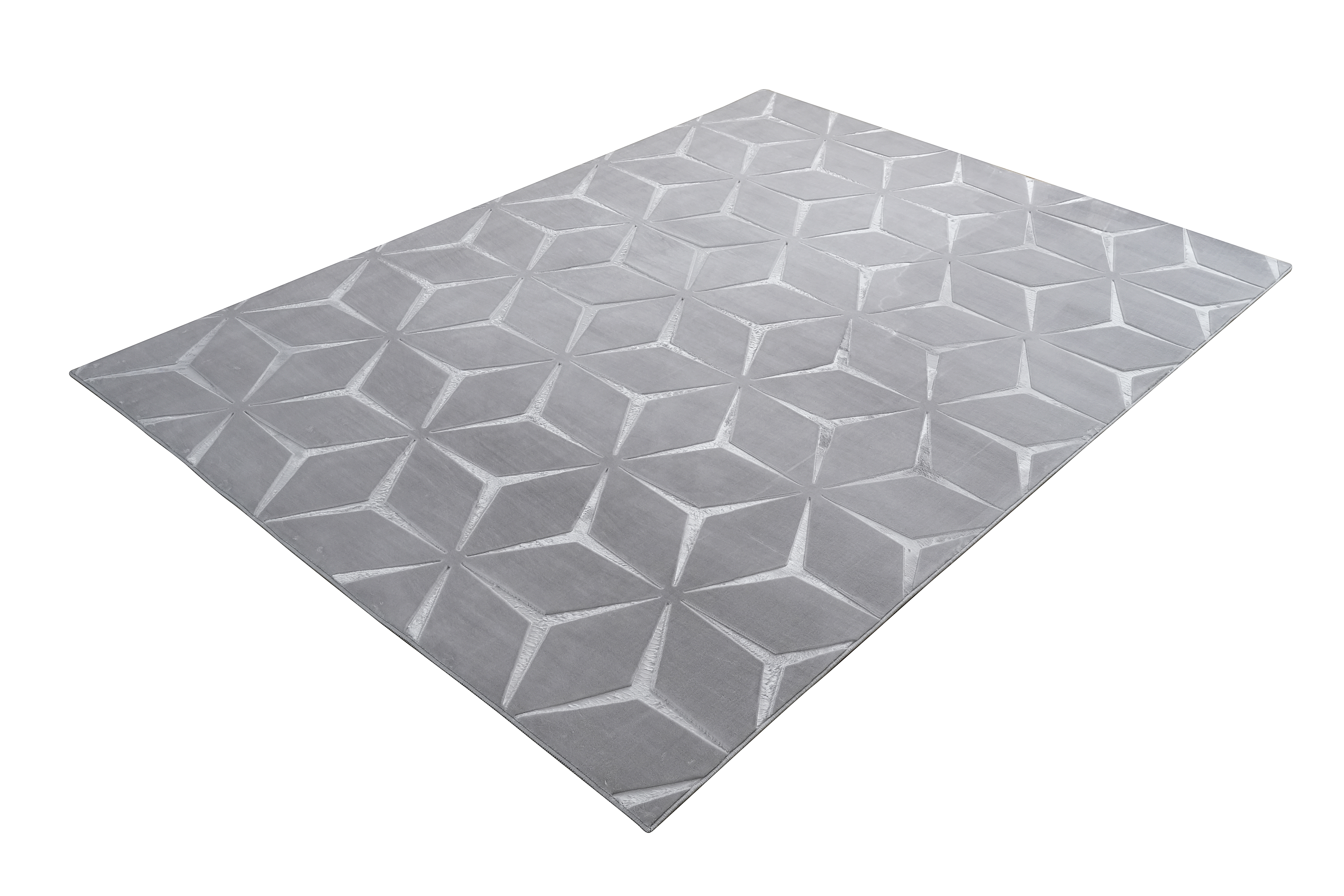Teppich Calma 225 Silber 160 x 220 cm