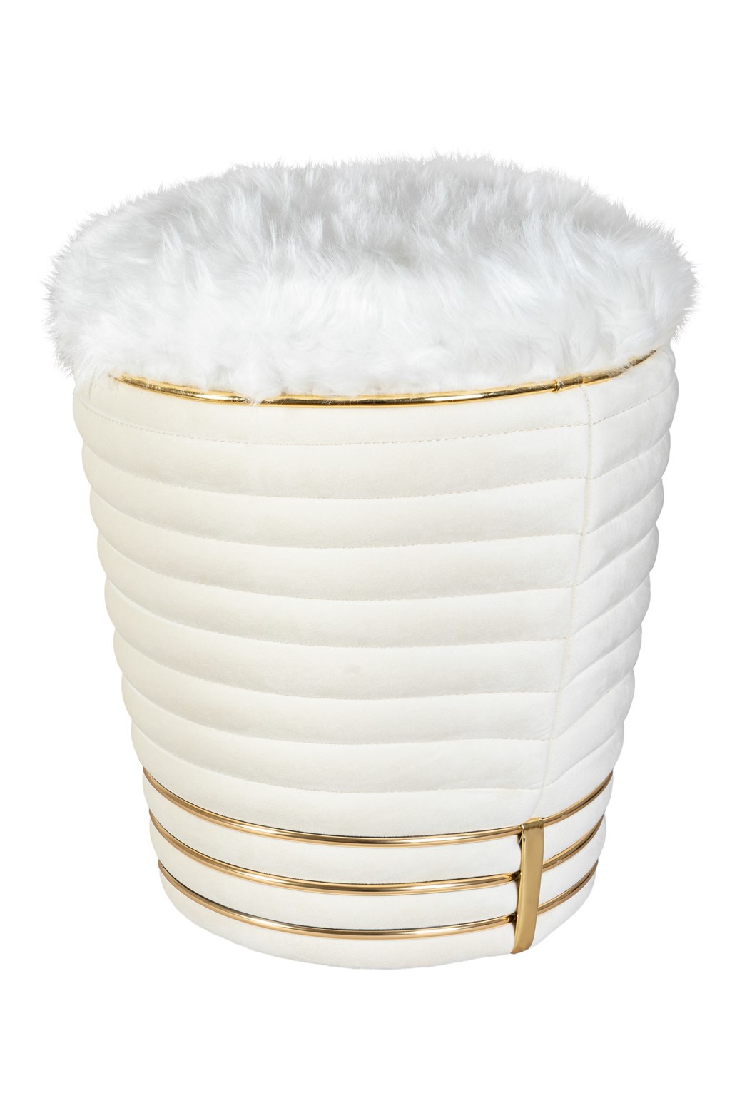 Hocker Hocker Doric 325 Elfenbein / Gold
