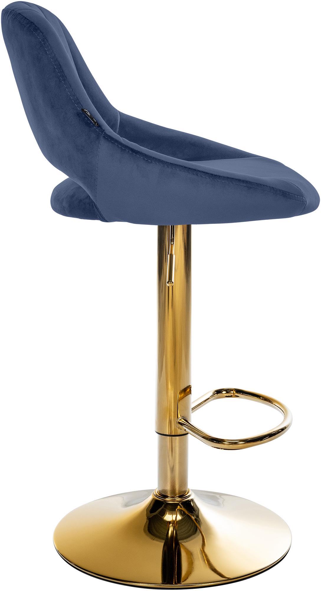 Barhocker Milet Samt gold