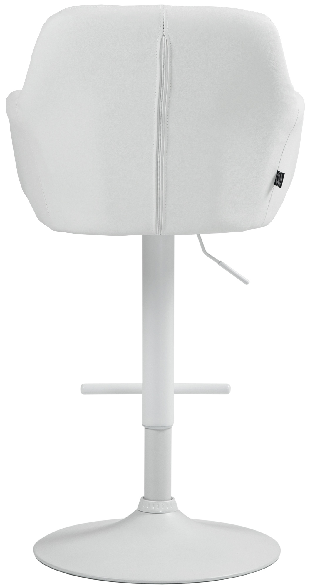 Barhocker Natoma Kunstleder weiß