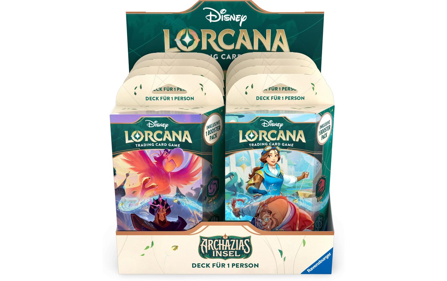 Ravensburger Disney Disney Lorcana: Set 7 - Archazias Insel: Starter Deck Display (8) DE