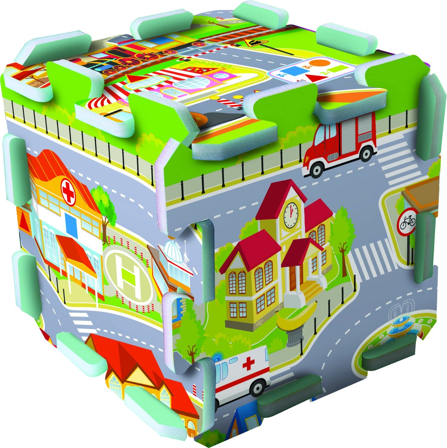 Trefl Puzzles Stadt - Schaumstoff Puzzle 60696