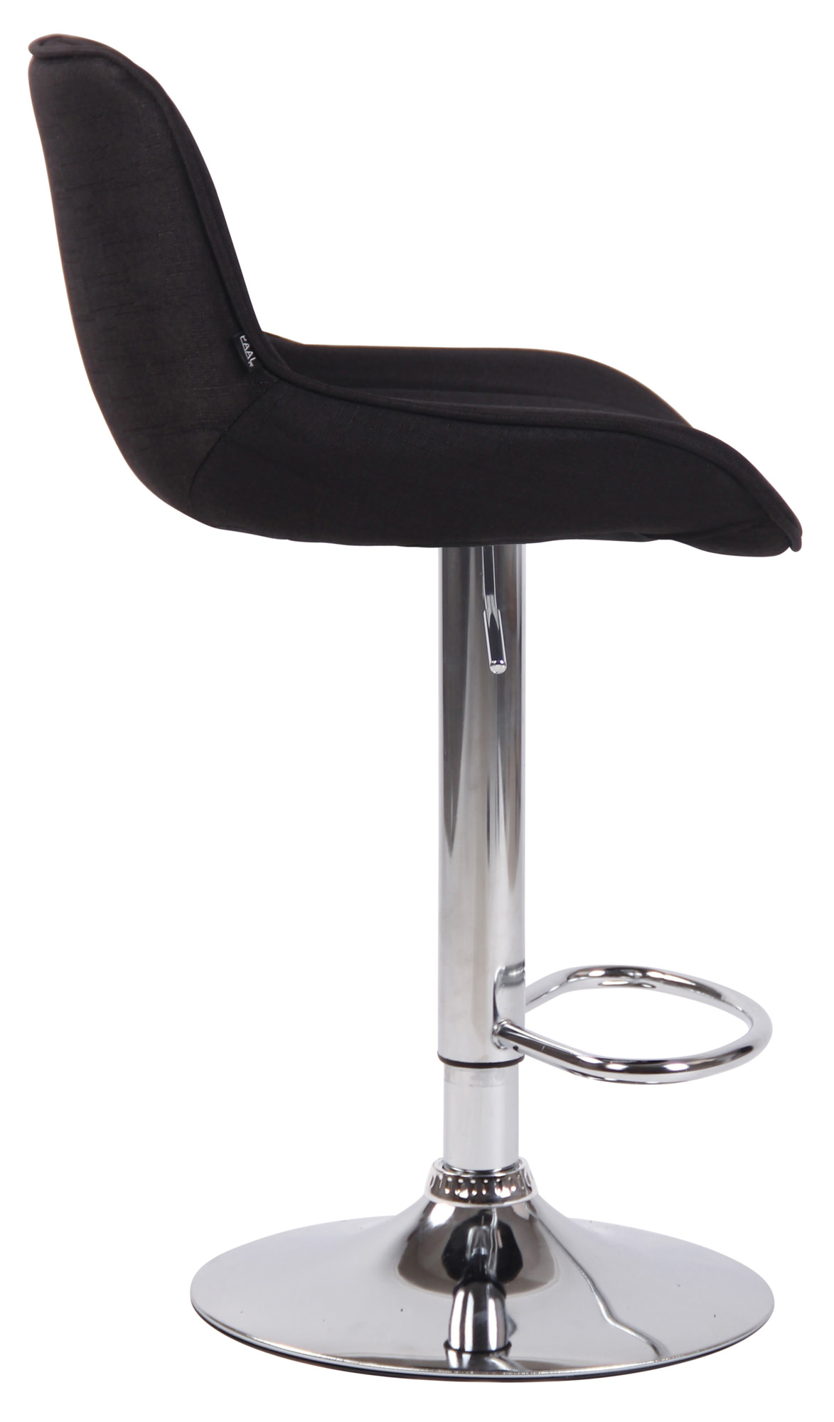 Barhocker Lentini Stoff chrom