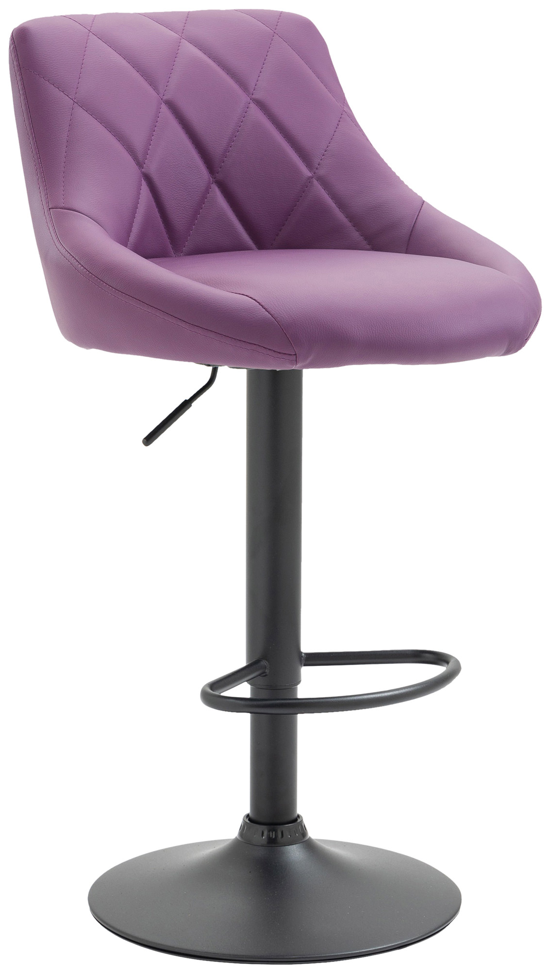 Barhocker Lazio Kunstleder schwarz
