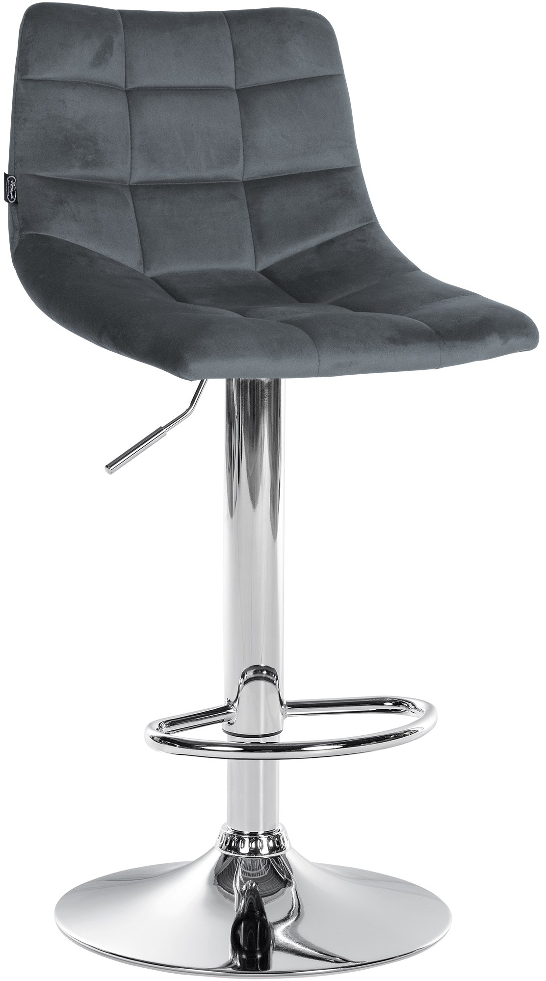 Barhocker Jerry Samt chrom