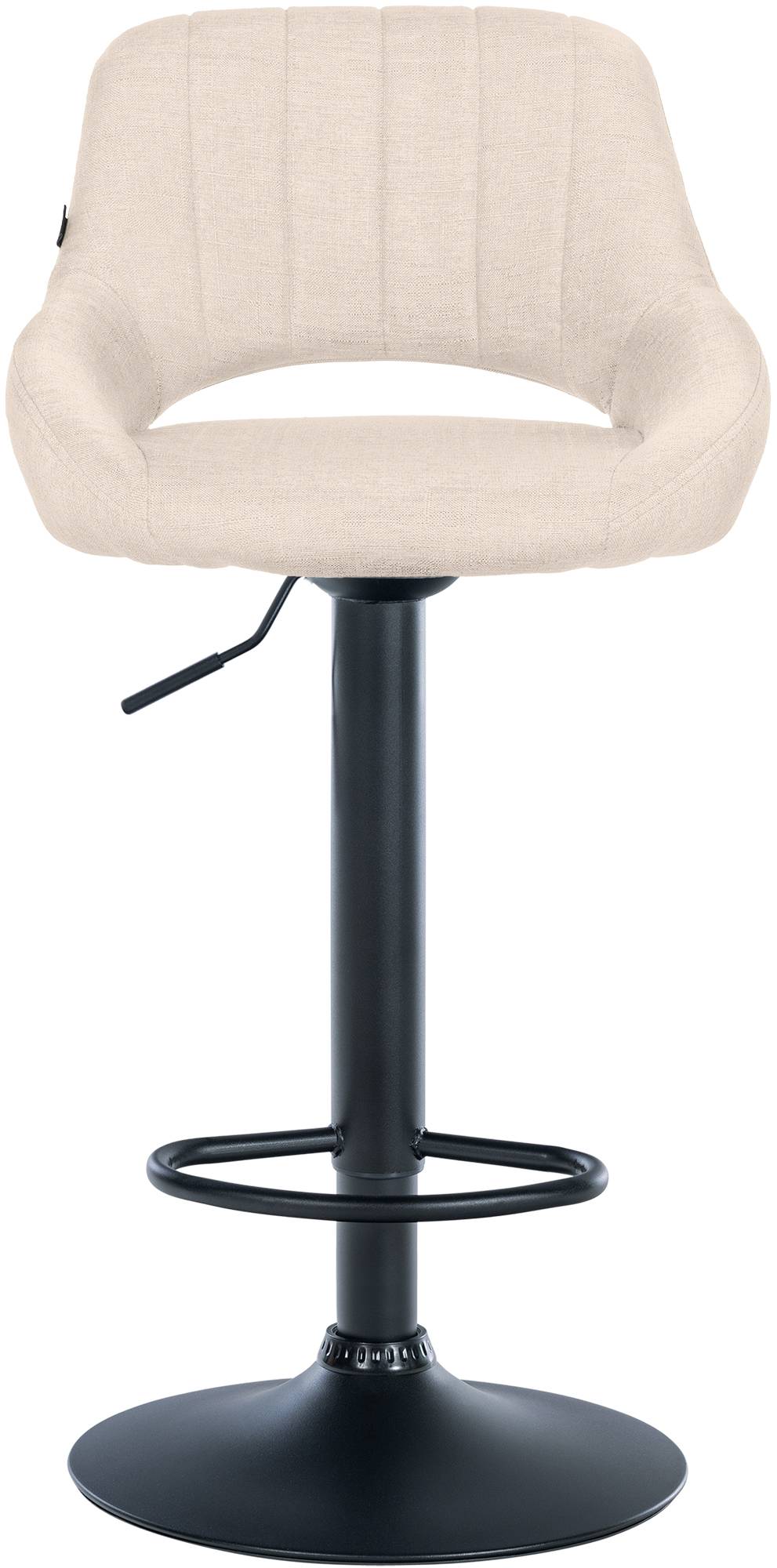Barhocker Milet Stoff schwarz