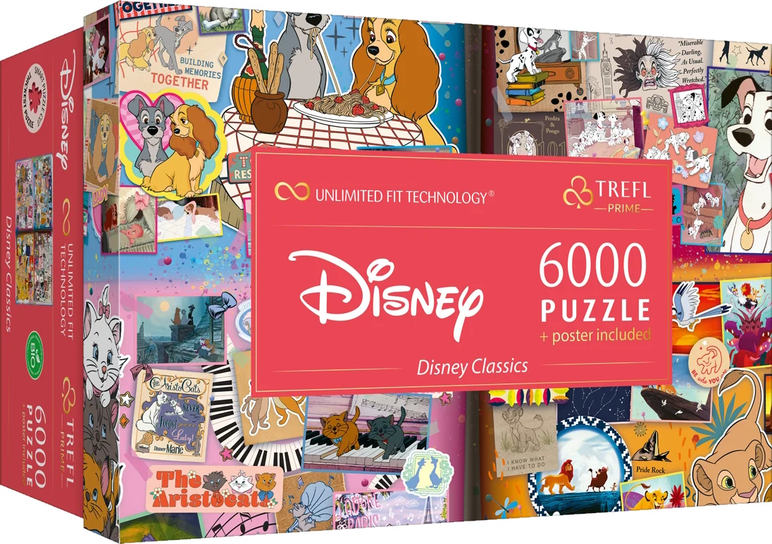 Trefl Puzzles The Great Book of Disney - UFT Puzzle - 6000 Teile