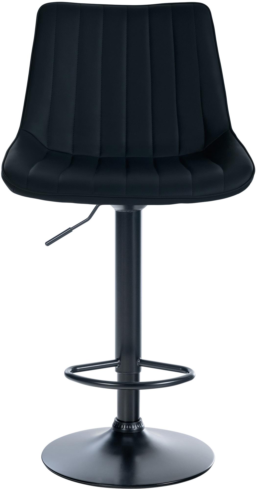 Barhocker Toni Kunstleder schwarz
