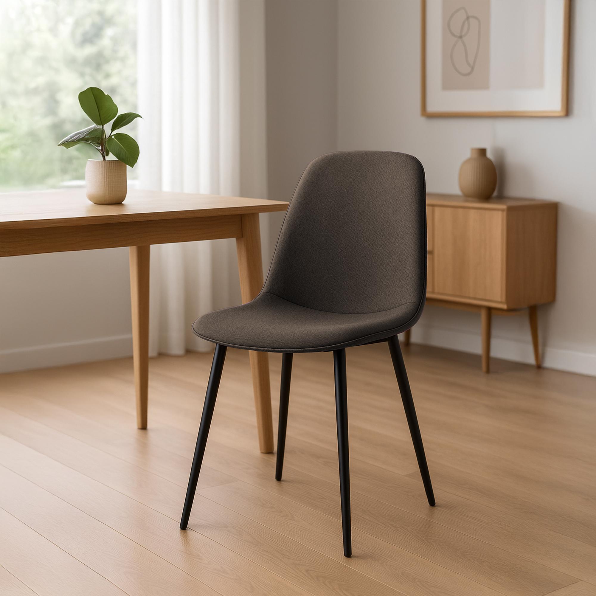 2er Set Esszimmerstuhl Maryam Stoff