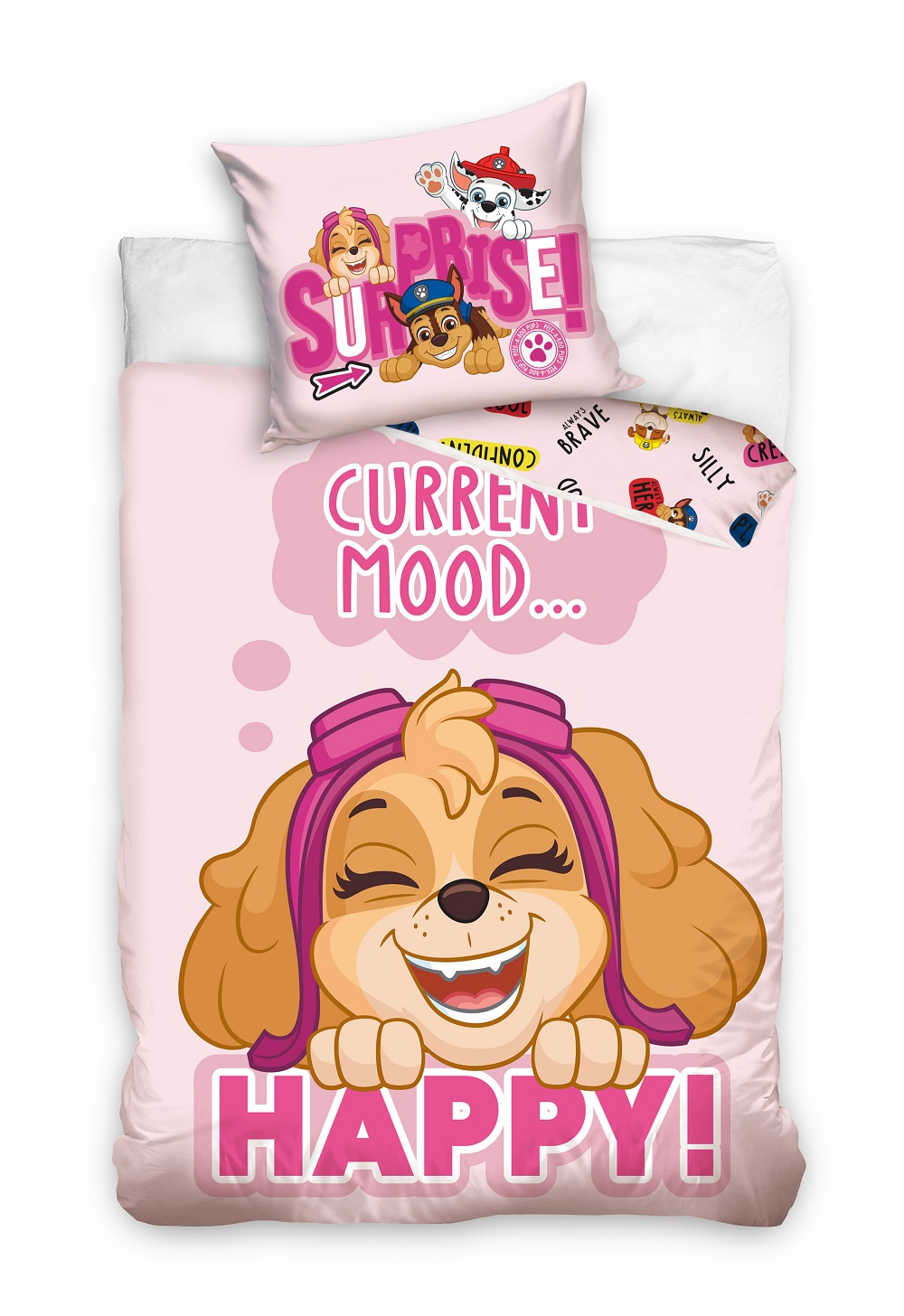 Carbotex Textilien Paw Patrol - Bettwäsche 135x200 + 80x80 cm