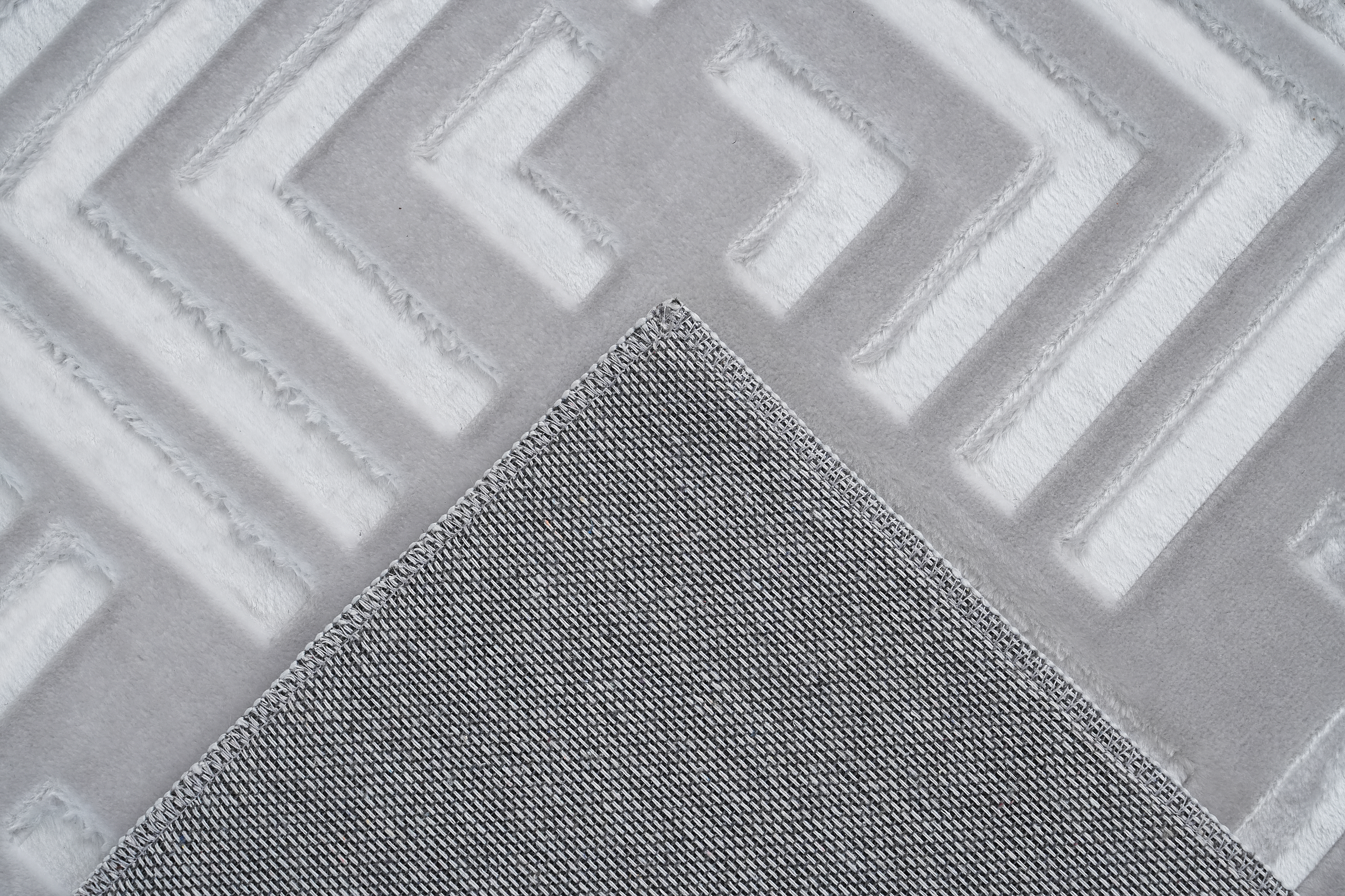 Teppich Calma 325 Silber 160 x 220 cm