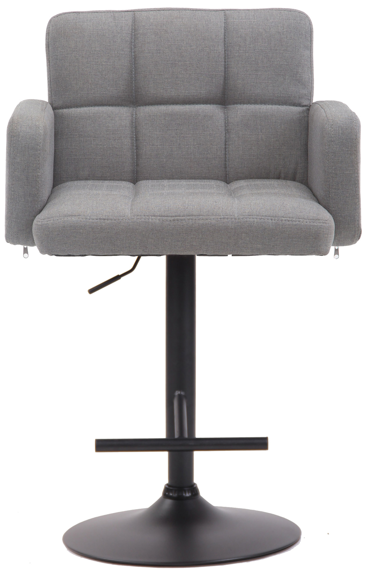 Barhocker Los Angeles, Stoff schwarz