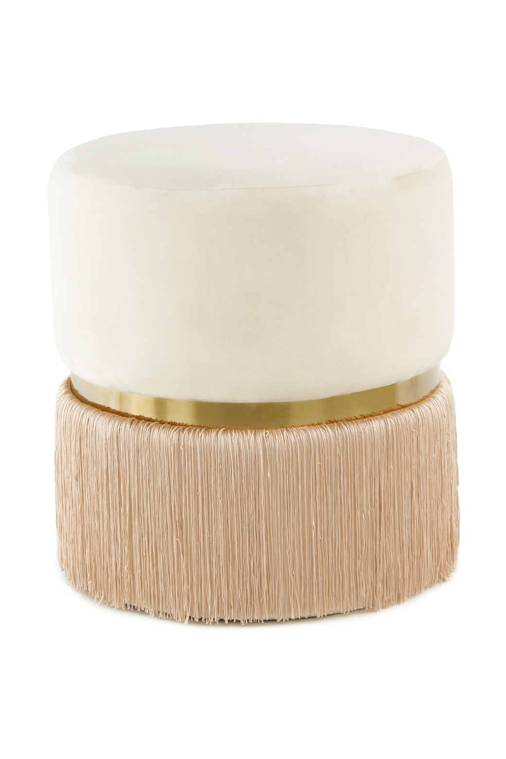 Hocker Hocker Rebecca 825 Elfenbein / Champagner / Gold