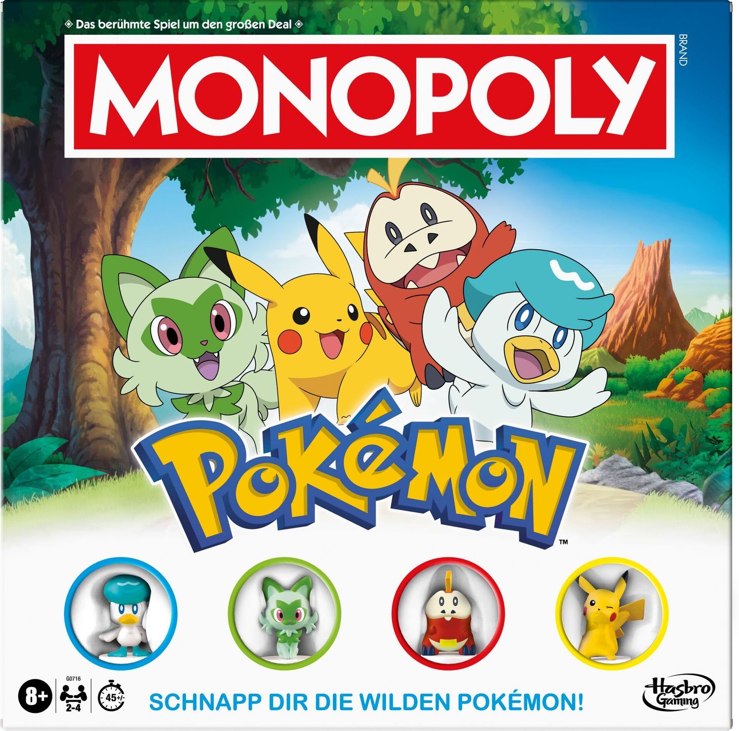 HASBRO Brettspiele & Gesellschaftsspiele Hasbro G0716100 - Monopoly Pokémon