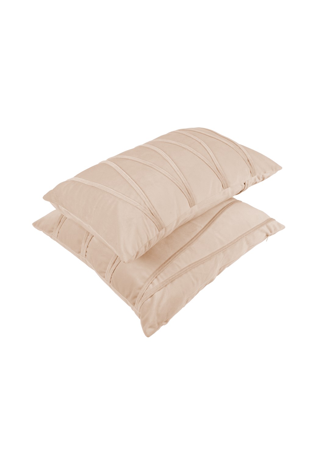 Deko-Kissen Dekokissen Paulina 125 2er-Set Champagner