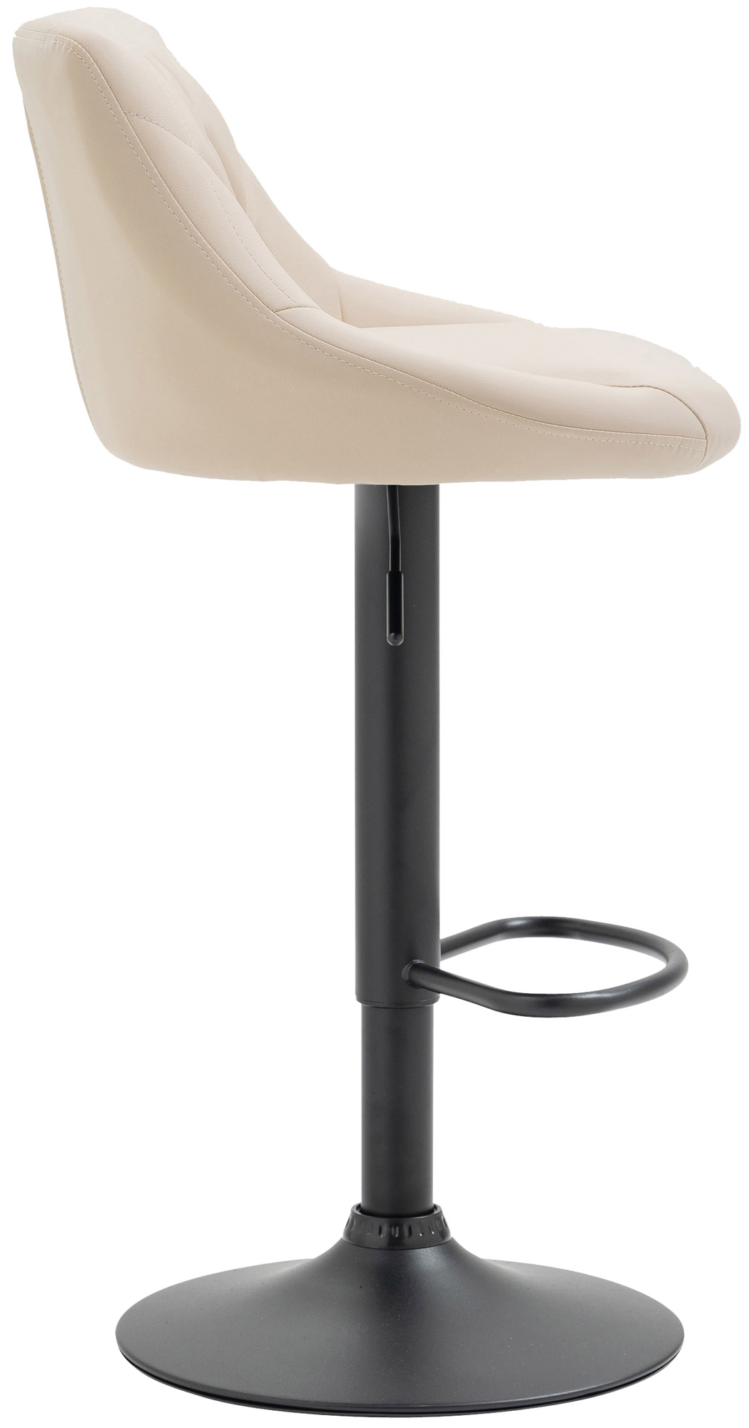 Barhocker Lazio Kunstleder schwarz