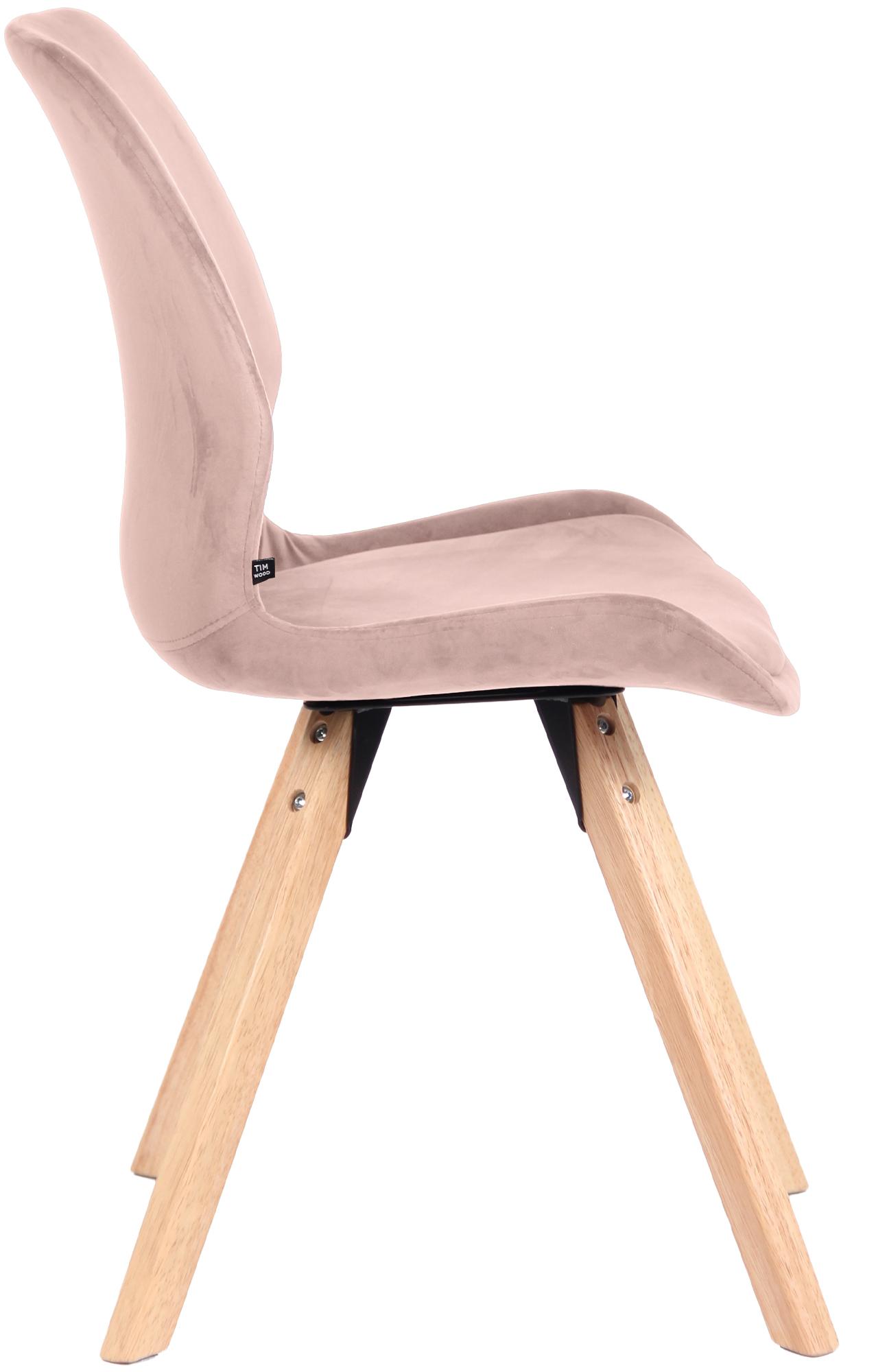 2er Set Stuhl Luna Samt